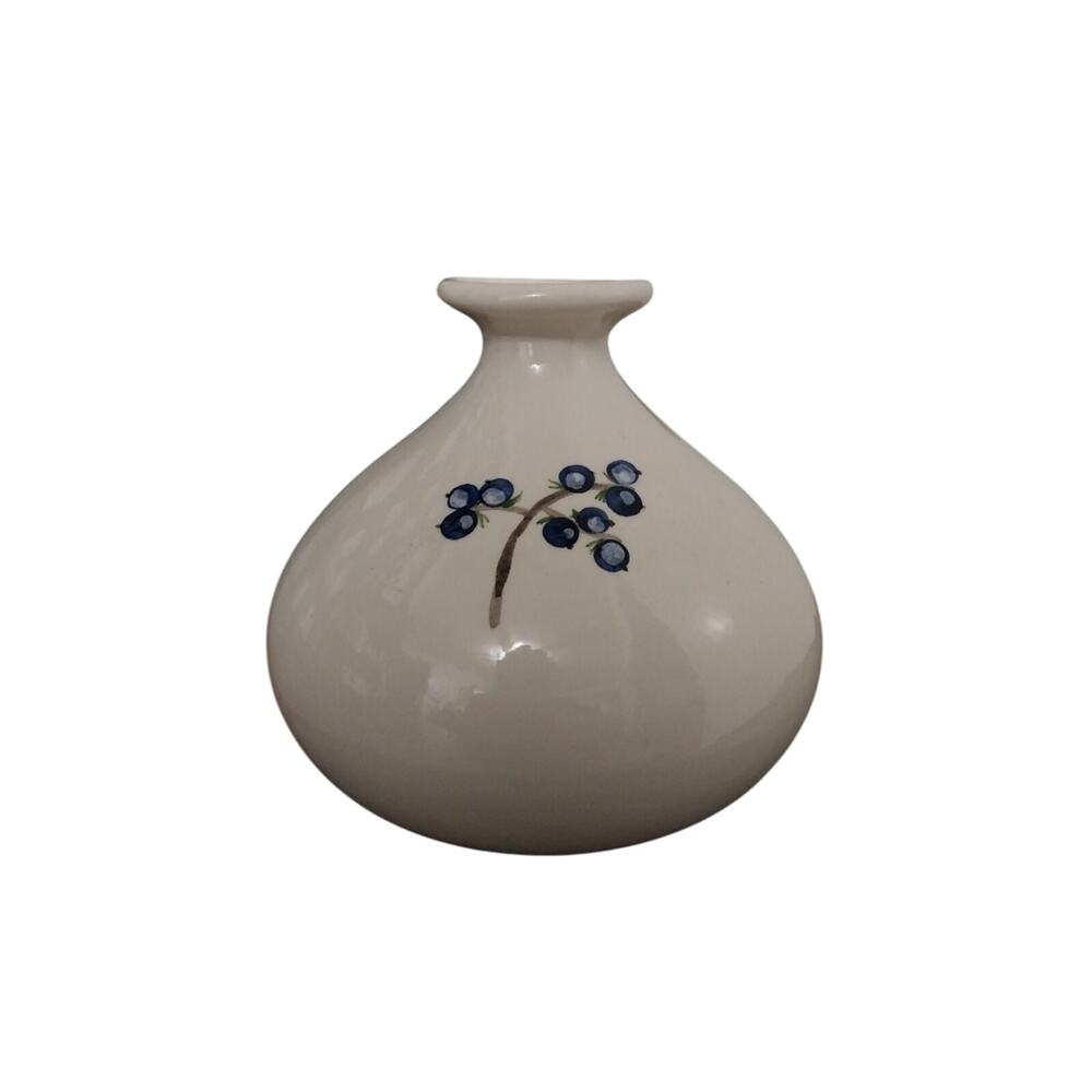 Vintage Bar Harbor Pottery Maine Ceramic Vase 5.5" Beautiful